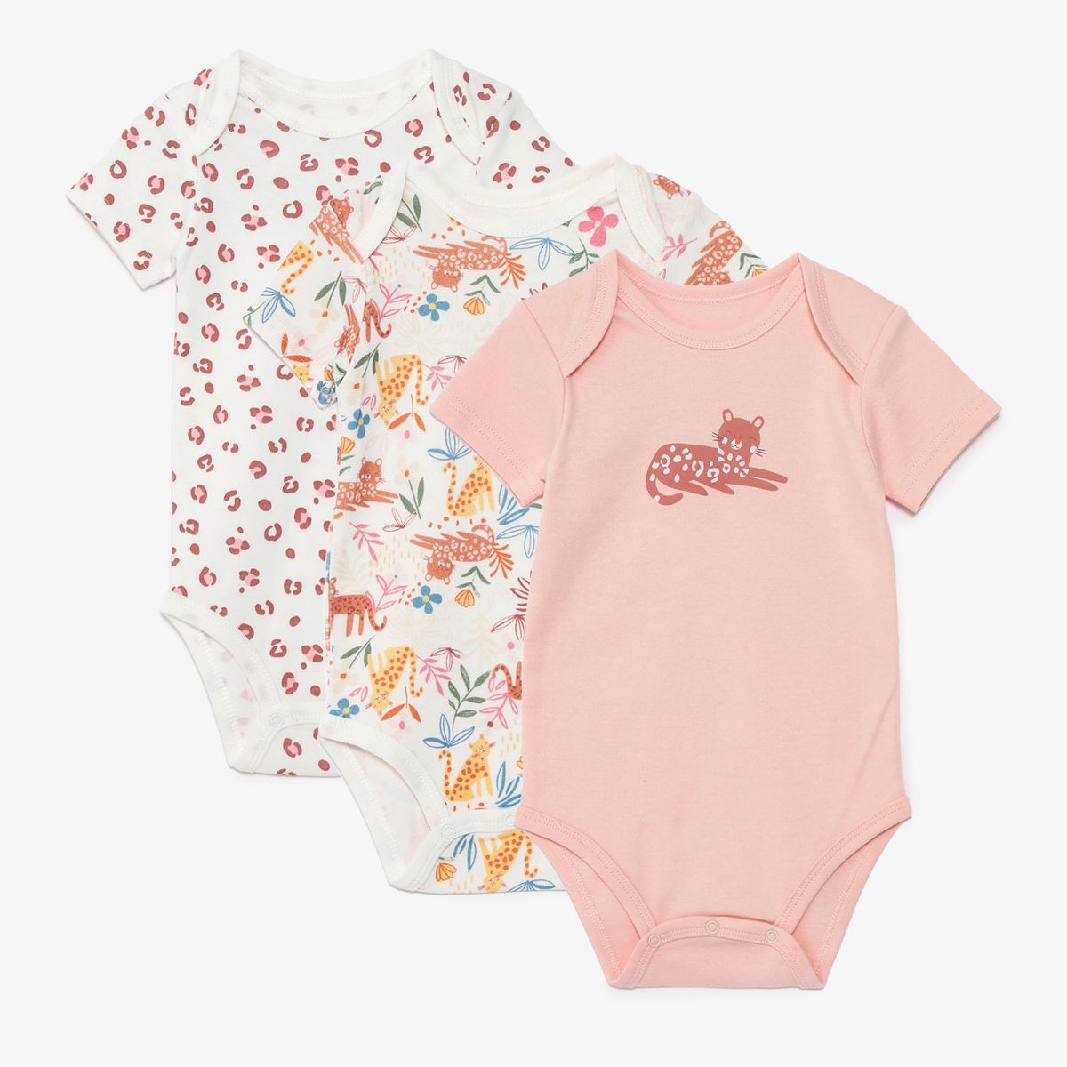 YAMP - Body Bebé Niña Pack X3 Algodón Yamp