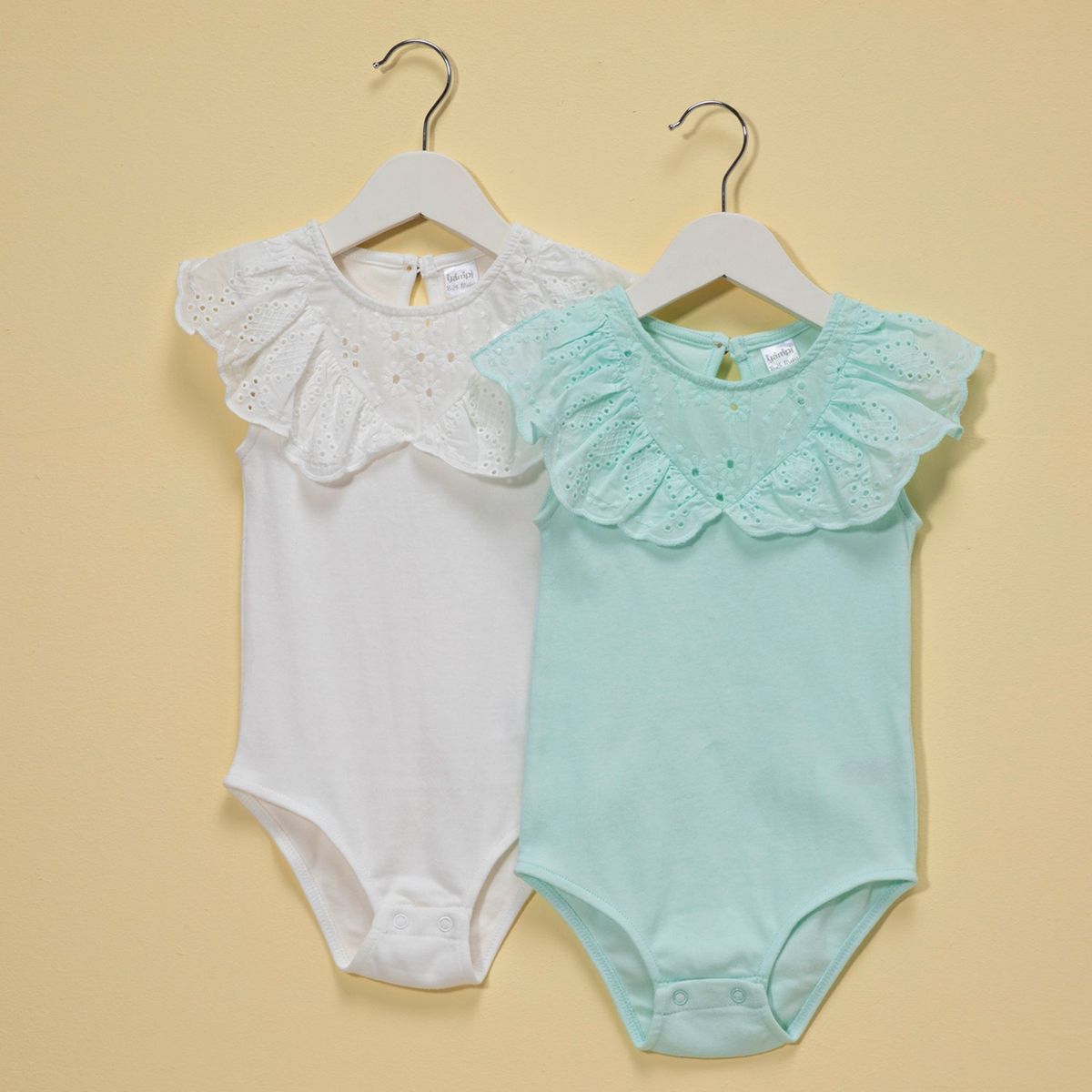 YAMP - Body Bebé Niña Pack X2 Algodón Yamp