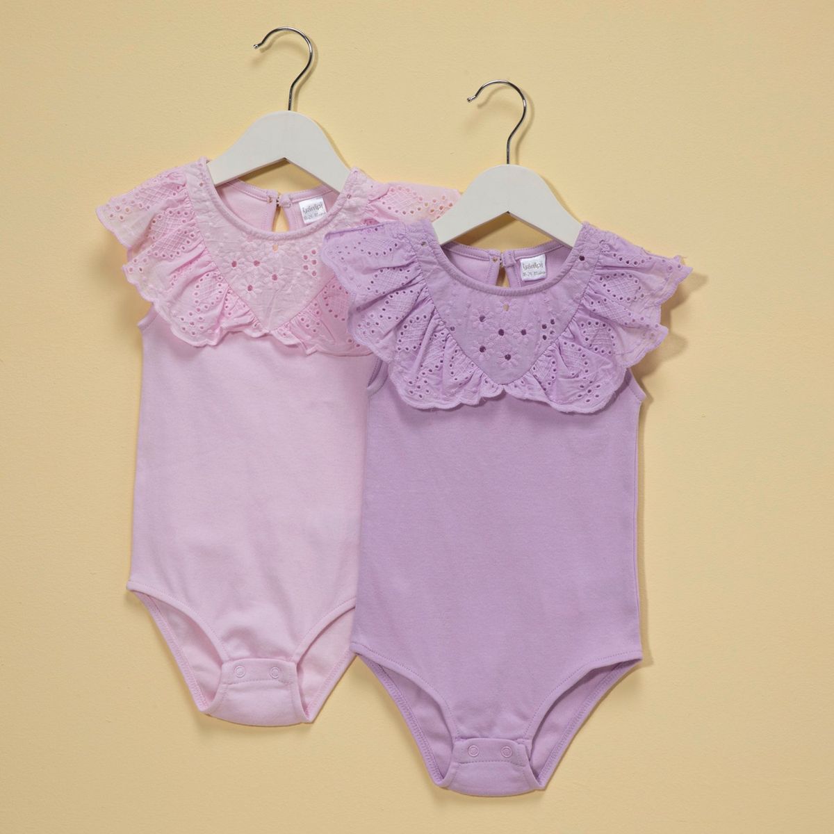 YAMP - Body Bebé Niña Pack X2 Algodón Yamp