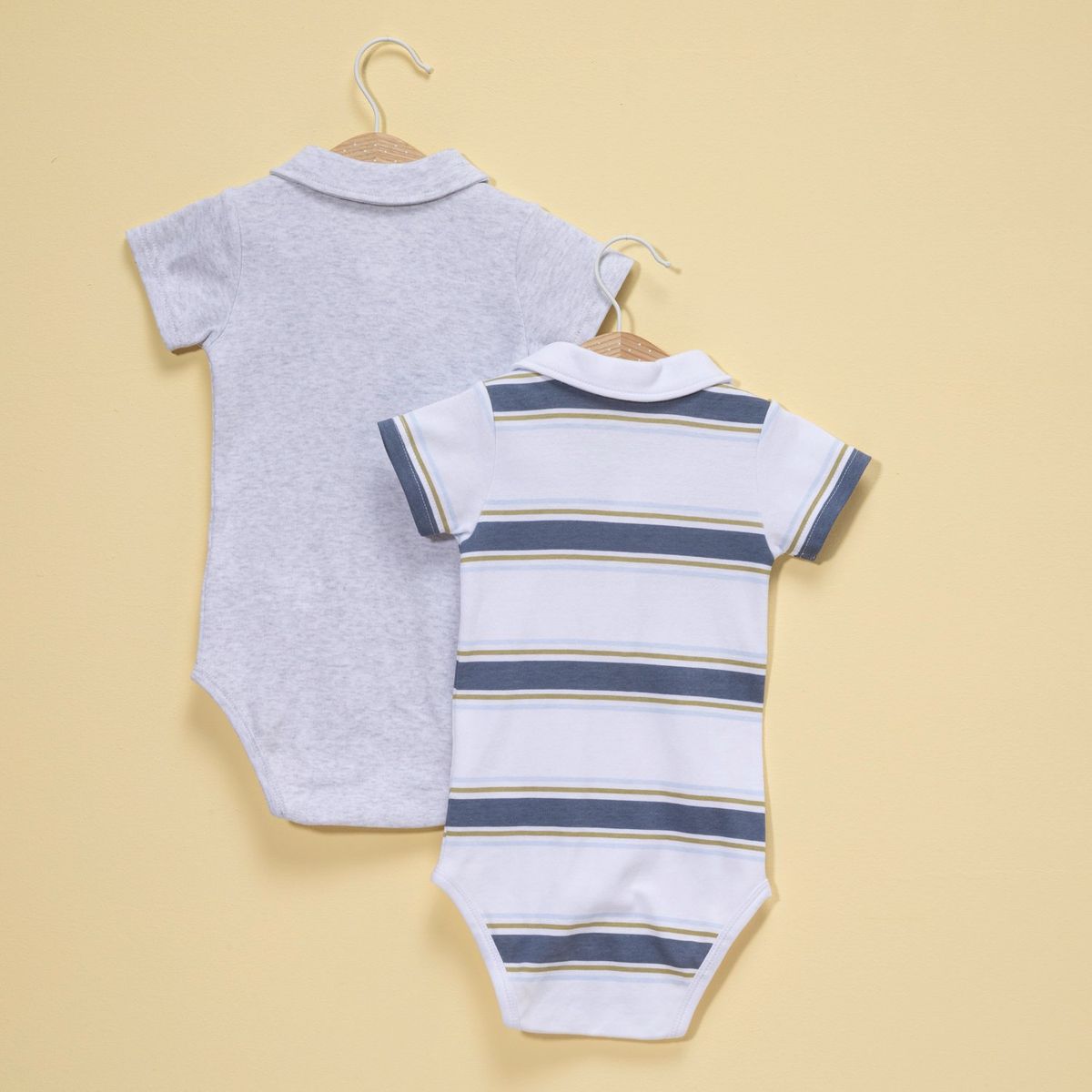 YAMP - Body Bebé Niño Pack X2 Algodón Yamp