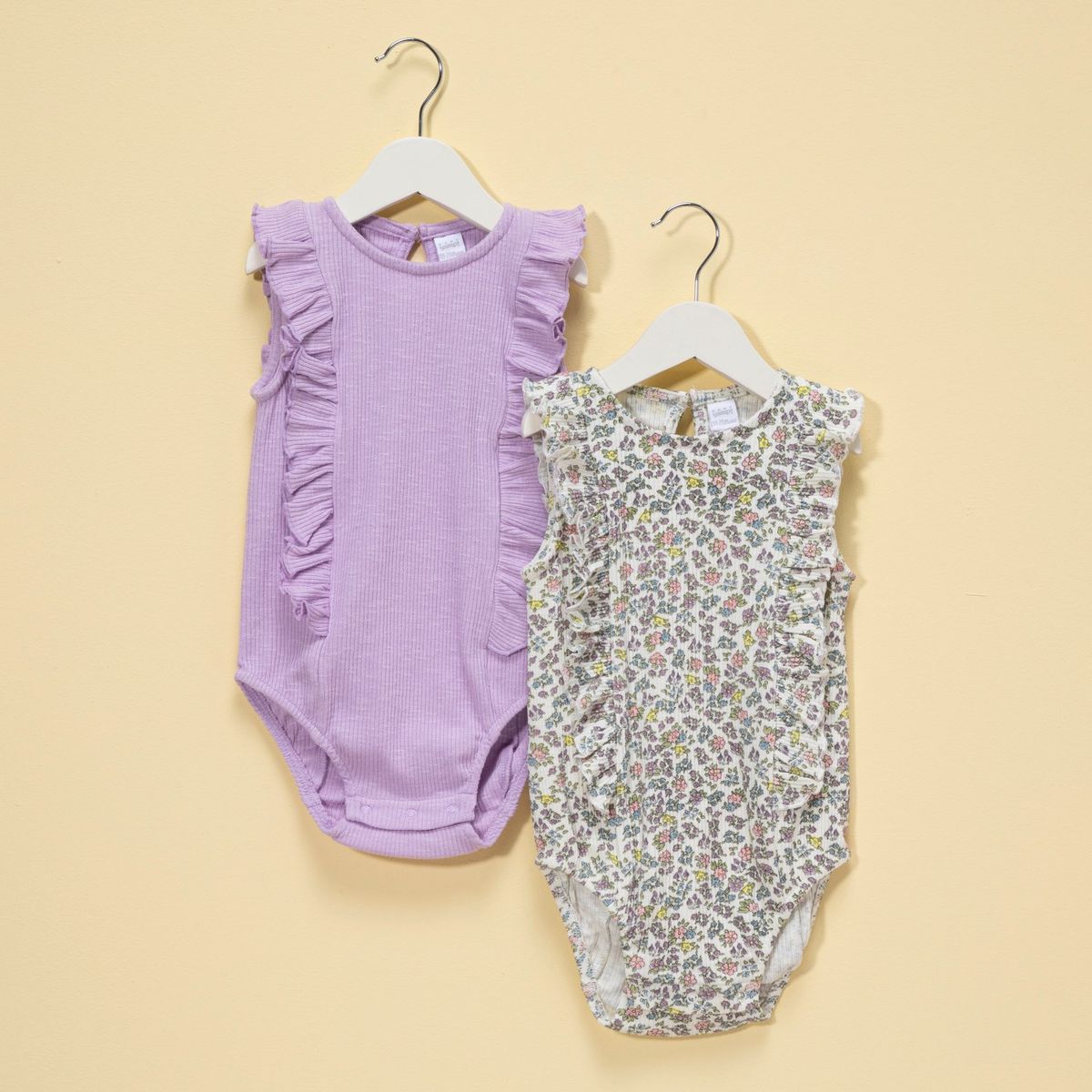 YAMP - Body Bebé Niña Pack X2 Algodón Yamp