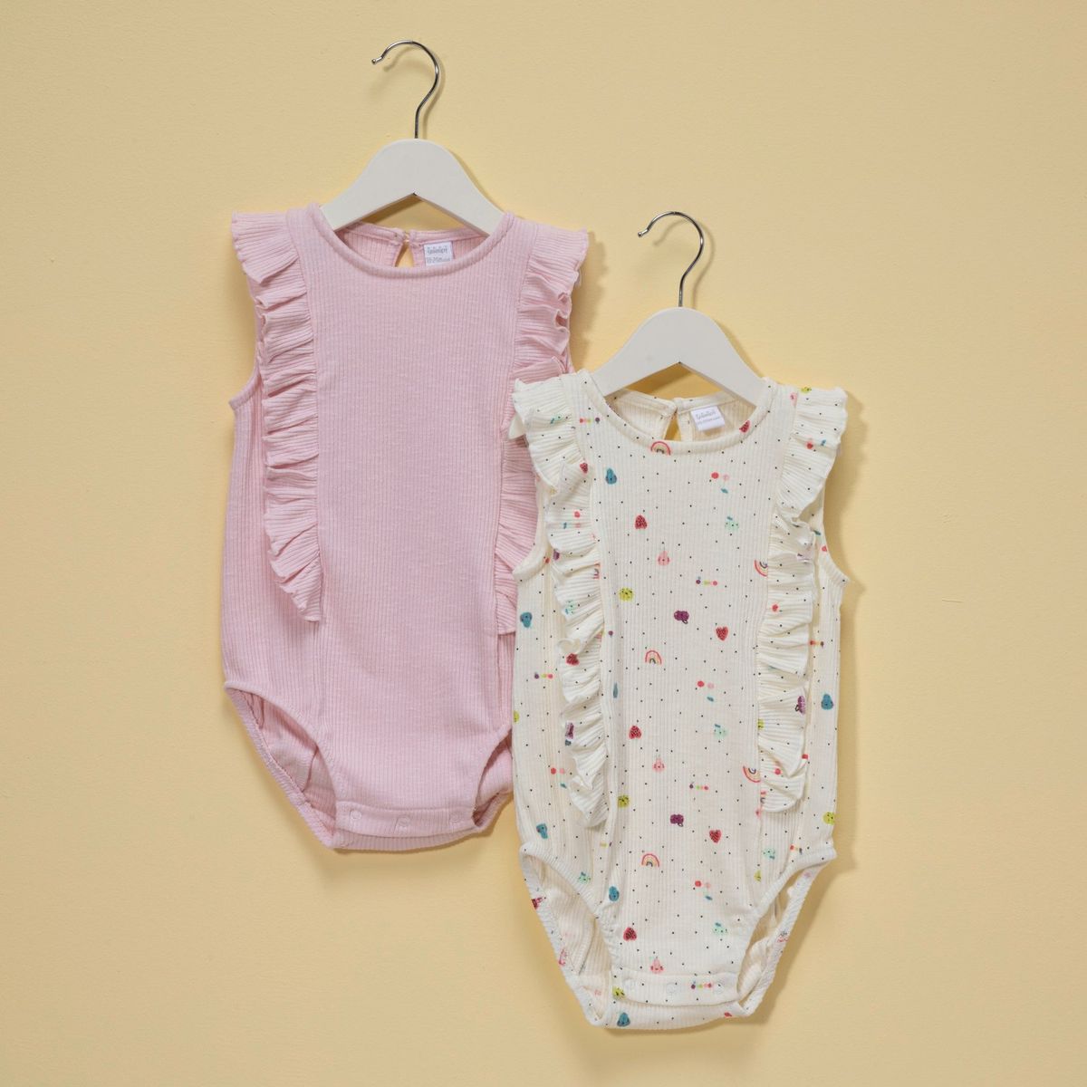 YAMP - Body Bebé Niña Pack X2 Algodón Yamp