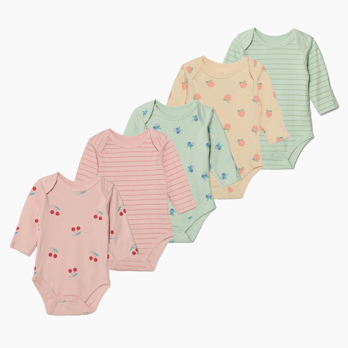 YAMP - Body Bebé Niño Pack X5 Algodón Yamp