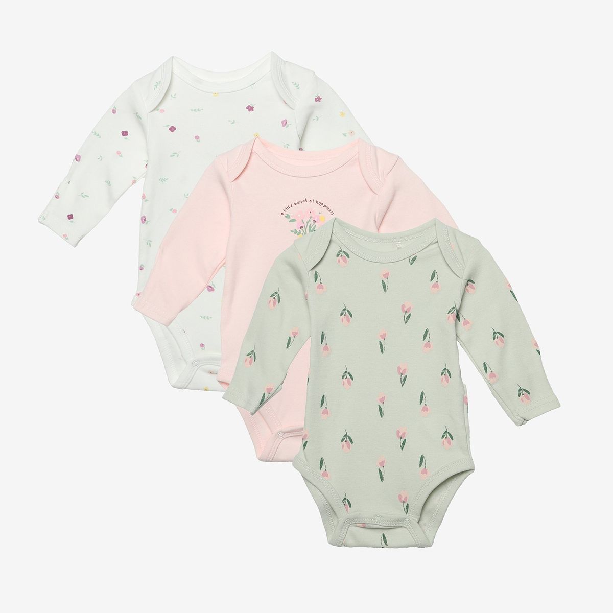 YAMP - Body Bebé Niño Pack X3 Algodón Yamp