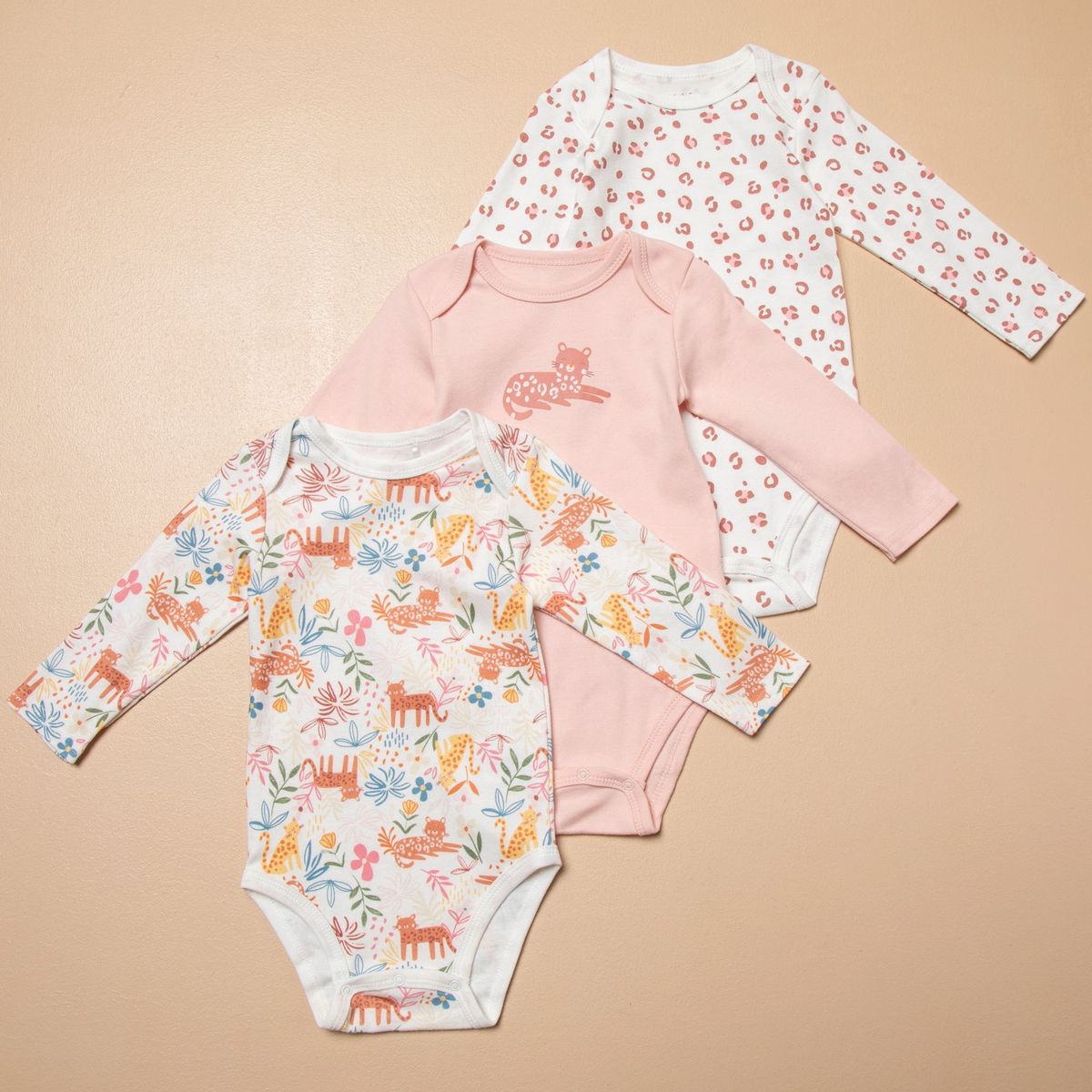 YAMP - Body Bebé Niño Pack X3 Algodón Yamp