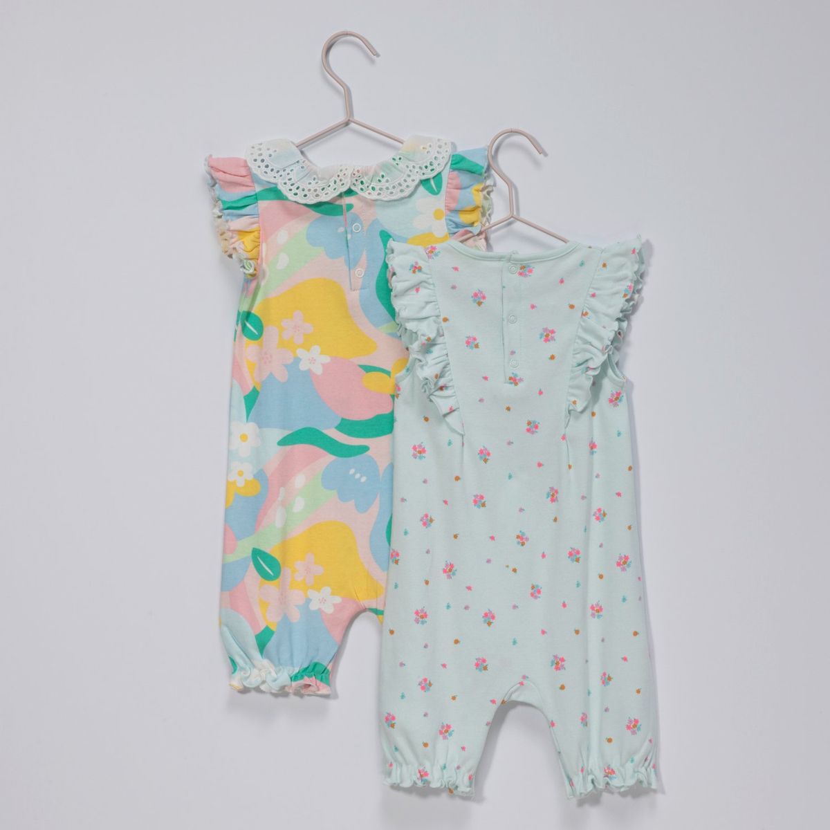 YAMP - Enterizo Bebé Niña Pack X2 Algodón Yamp