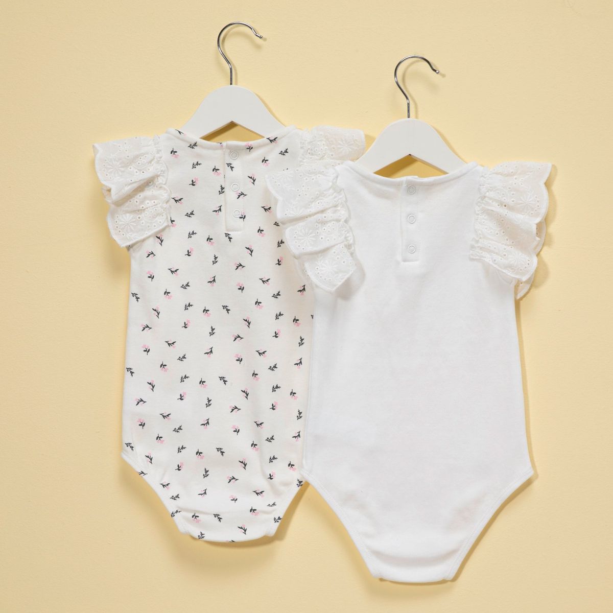 YAMP - Body Bebé Niña Pack X2 Algodón Yamp