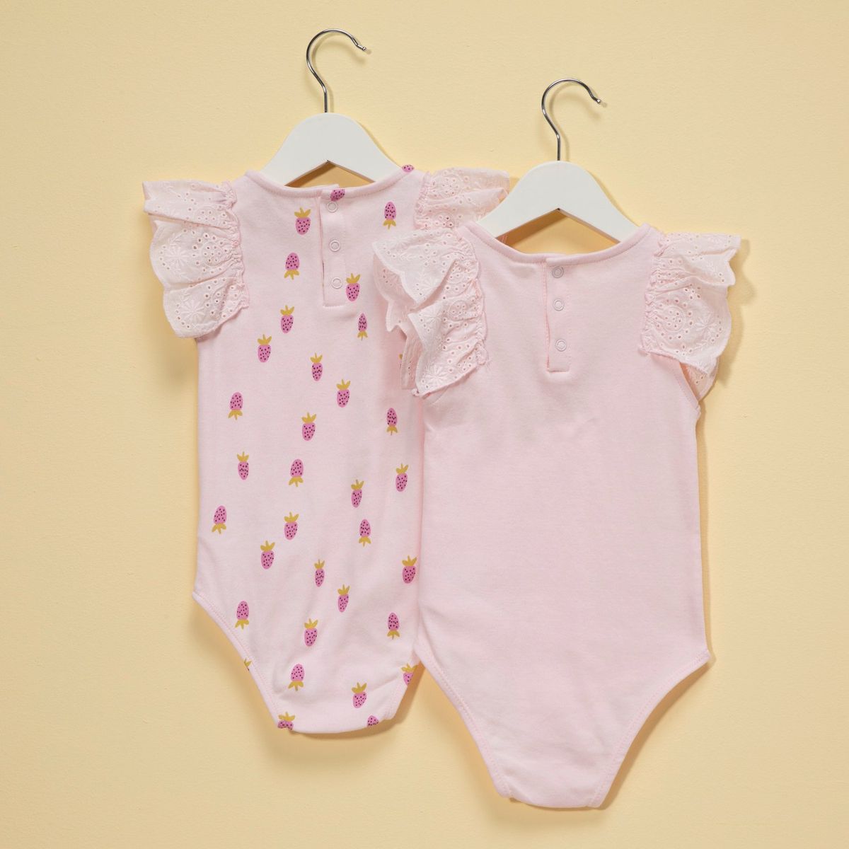 YAMP - Body Bebé Niña Pack X2 Algodón Yamp