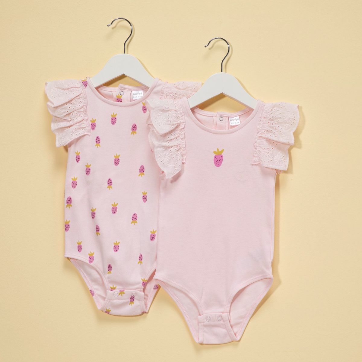 YAMP - Body Bebé Niña Pack X2 Algodón Yamp