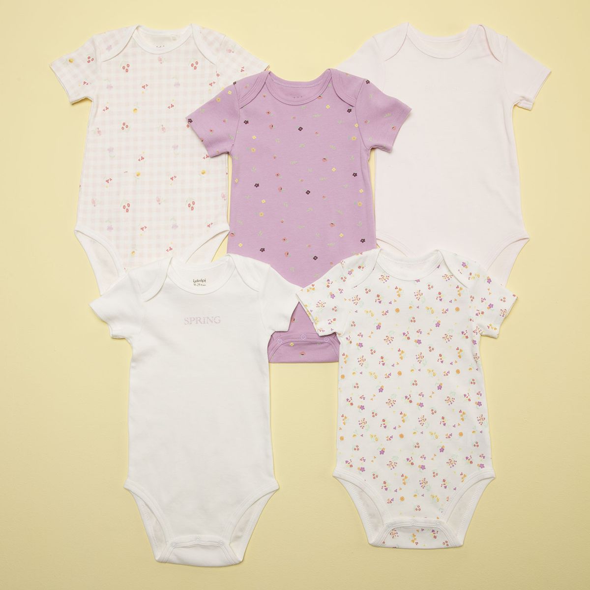 YAMP - Body Bebé Niño Pack X5 Algodón Yamp