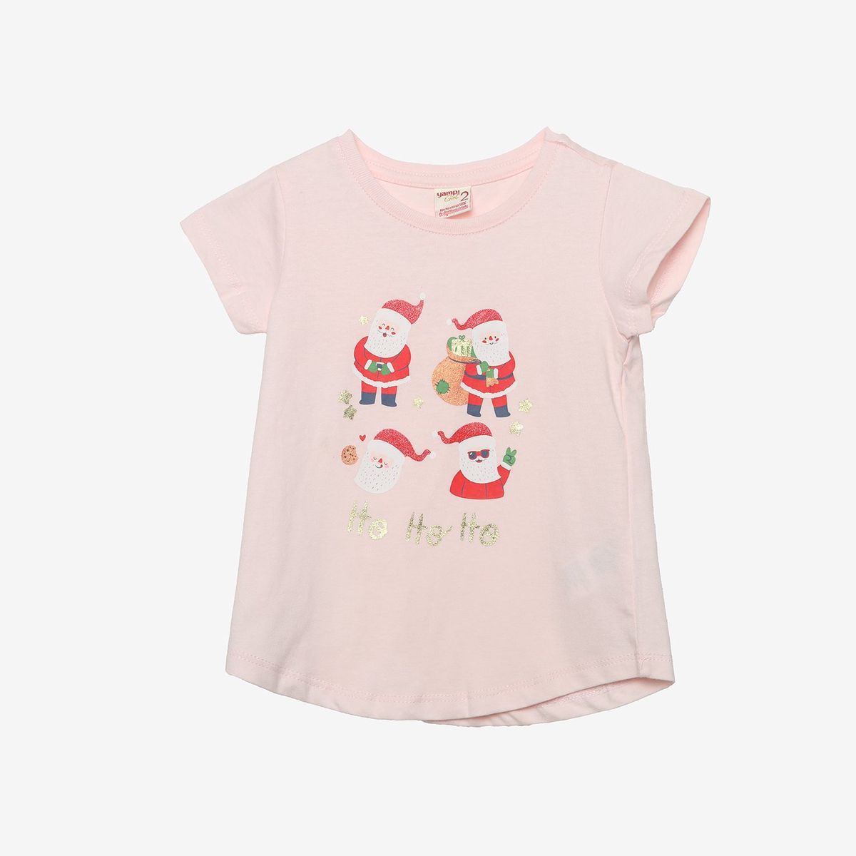 YAMP - Polo Navidad Niña Manga Corta Algodón Yamp