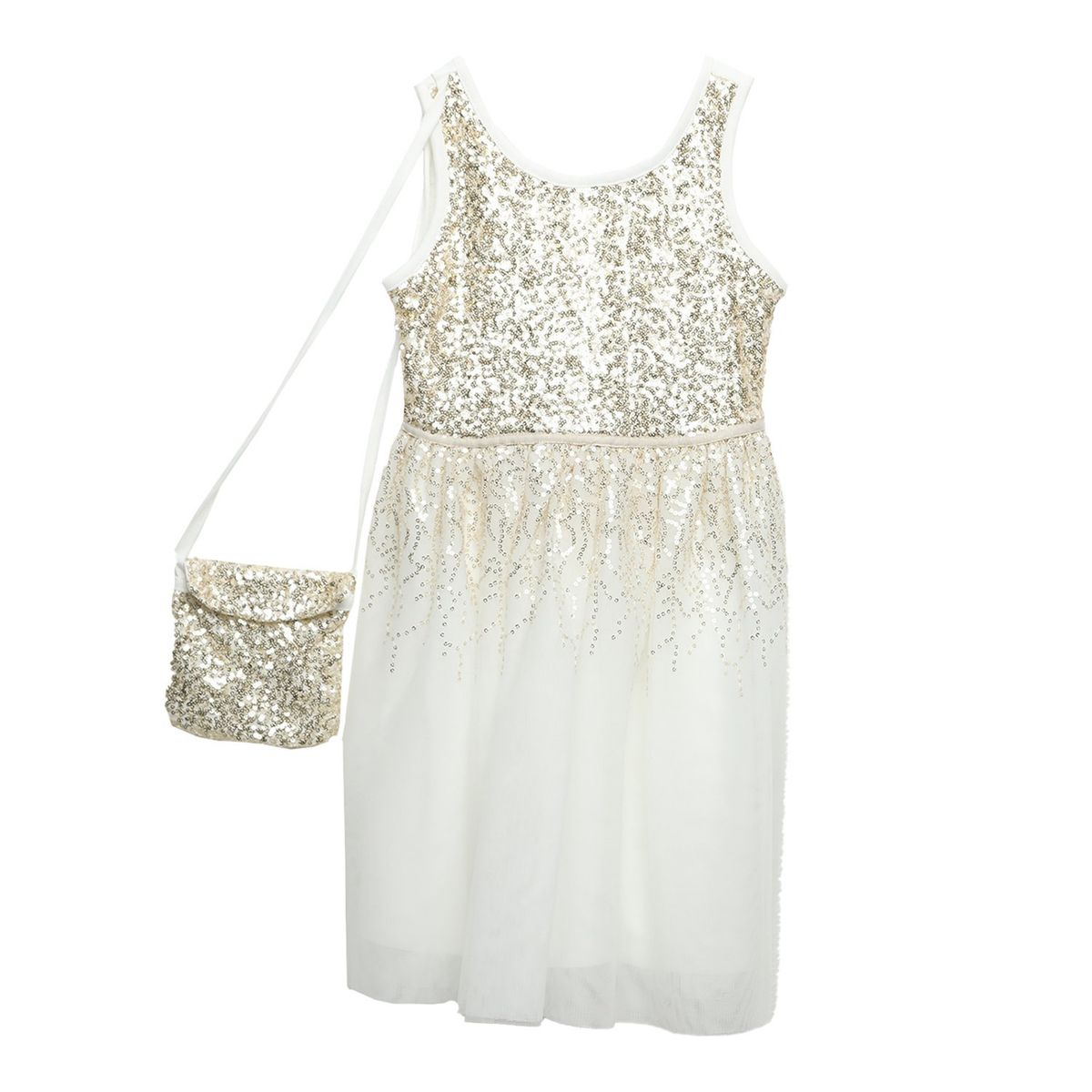 YAMP - Vestido Fiesta con Cartera Niña Yamp