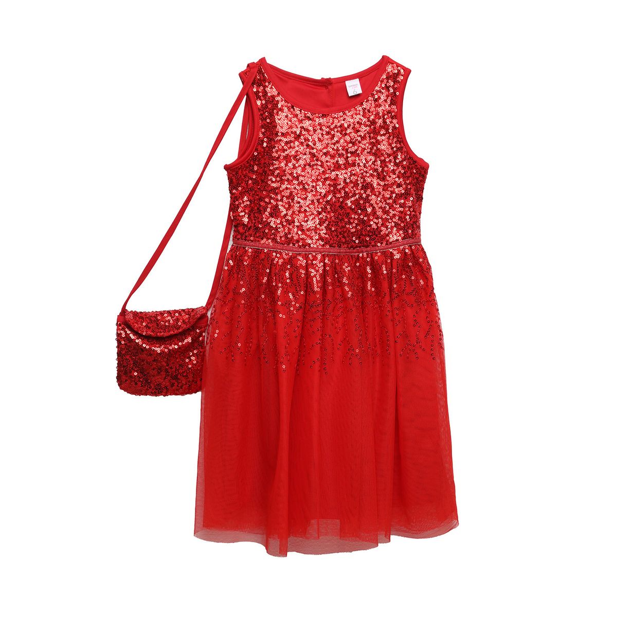 YAMP - Vestido Fiesta con Cartera Niña Yamp