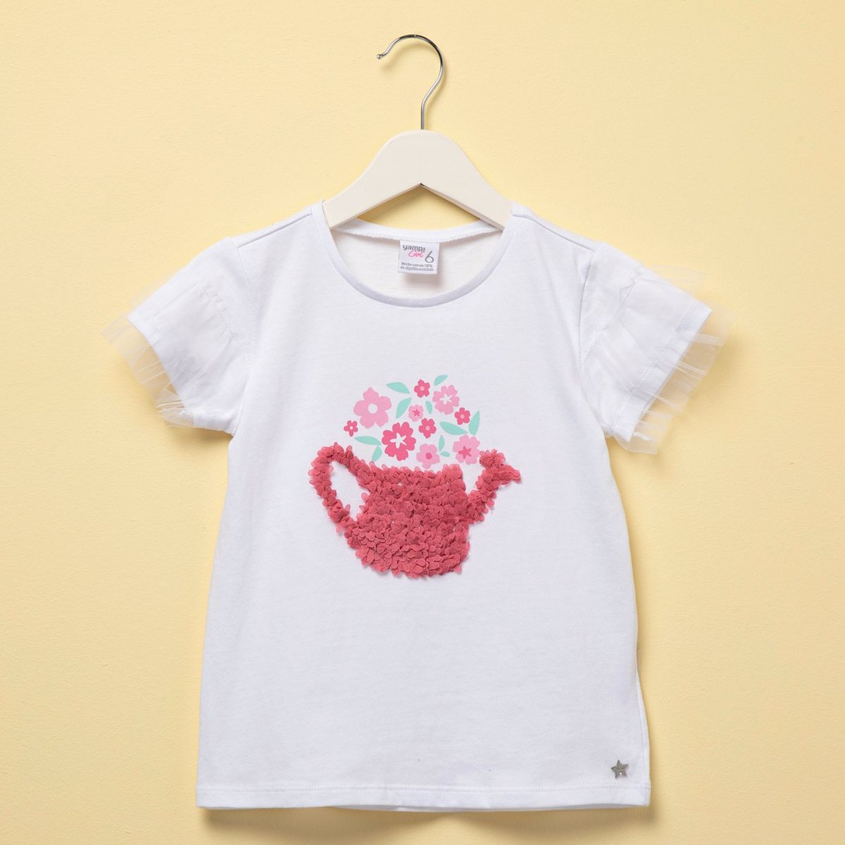 YAMP - Polo Niña Manga Corta Algodón Yamp