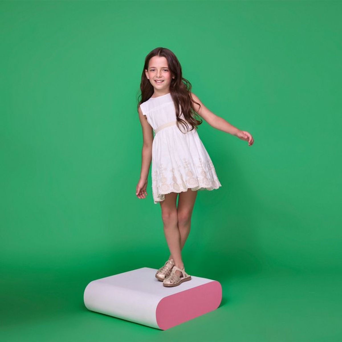 CONIGLIO - Vestido Fiesta Niña Algodón Coniglio