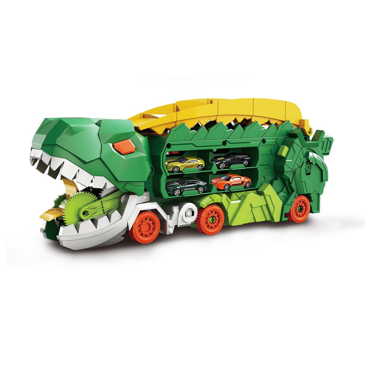 KIDS N PLAY - Juguete Transportador Dinosaurio Con Autos Kids N Play