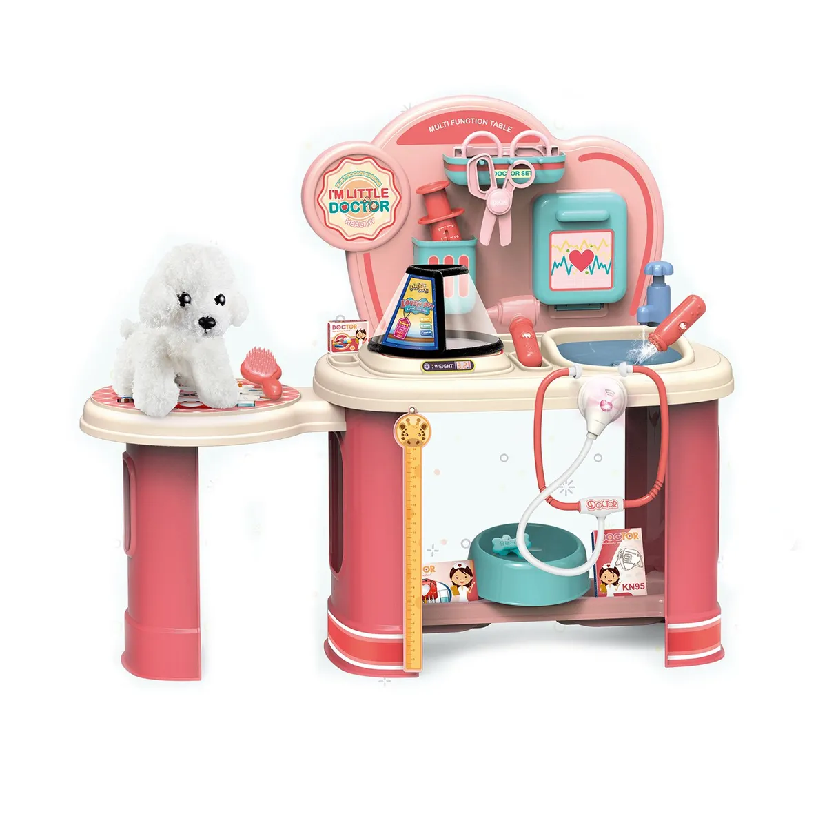 KIDS N PLAY - Juguete Set Veterinario Con Mascota Kids N Play