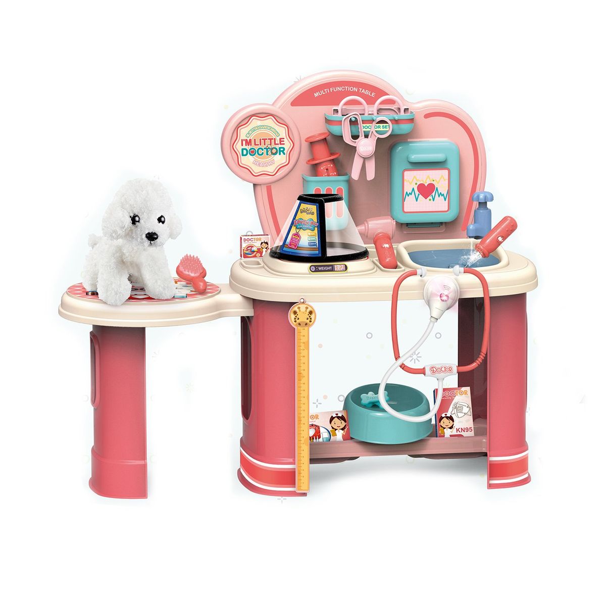 KIDS N PLAY - Juguete Set Veterinario Con Mascota Kids N Play