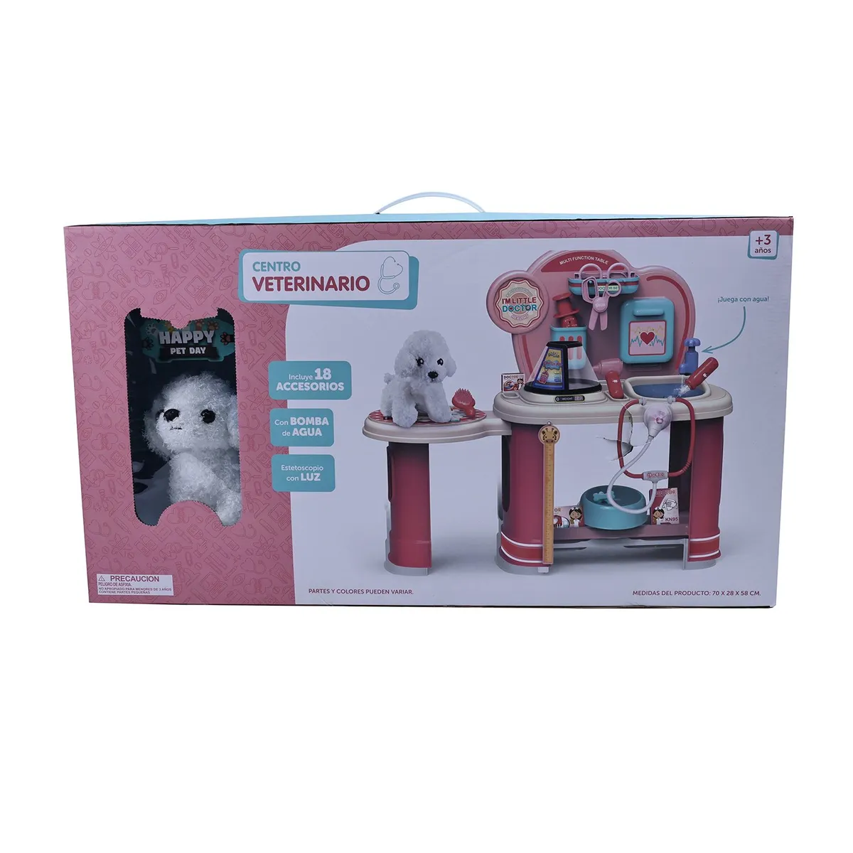 KIDS N PLAY - Juguete Set Veterinario Con Mascota Kids N Play