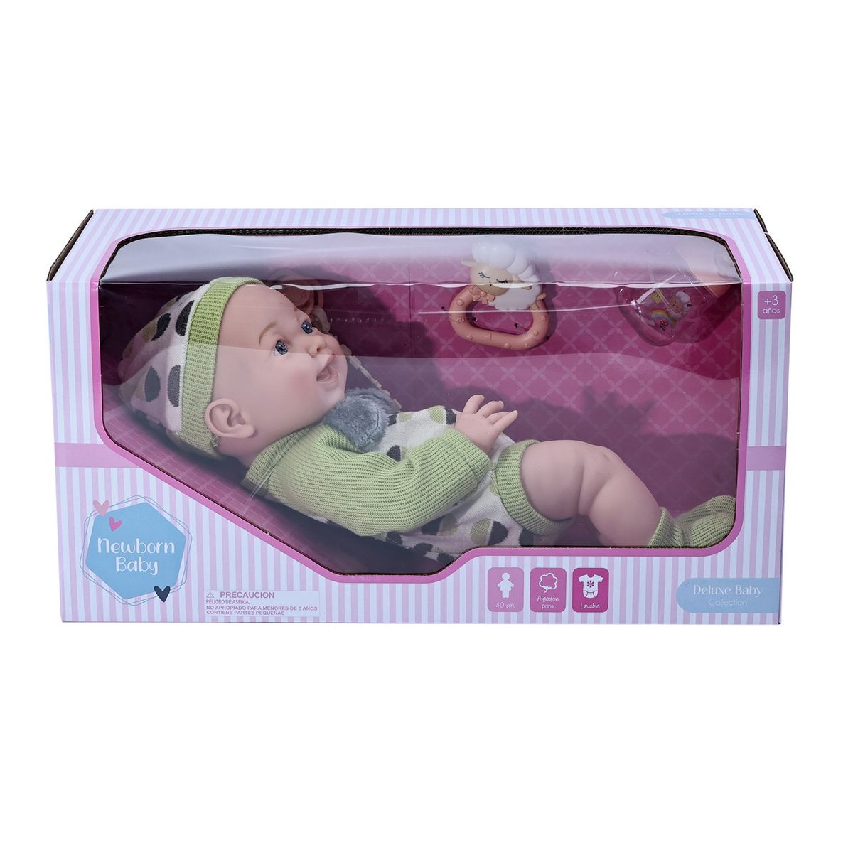 KIDS N PLAY - Juguete Muñeca Bebé Reborn Kids N Play