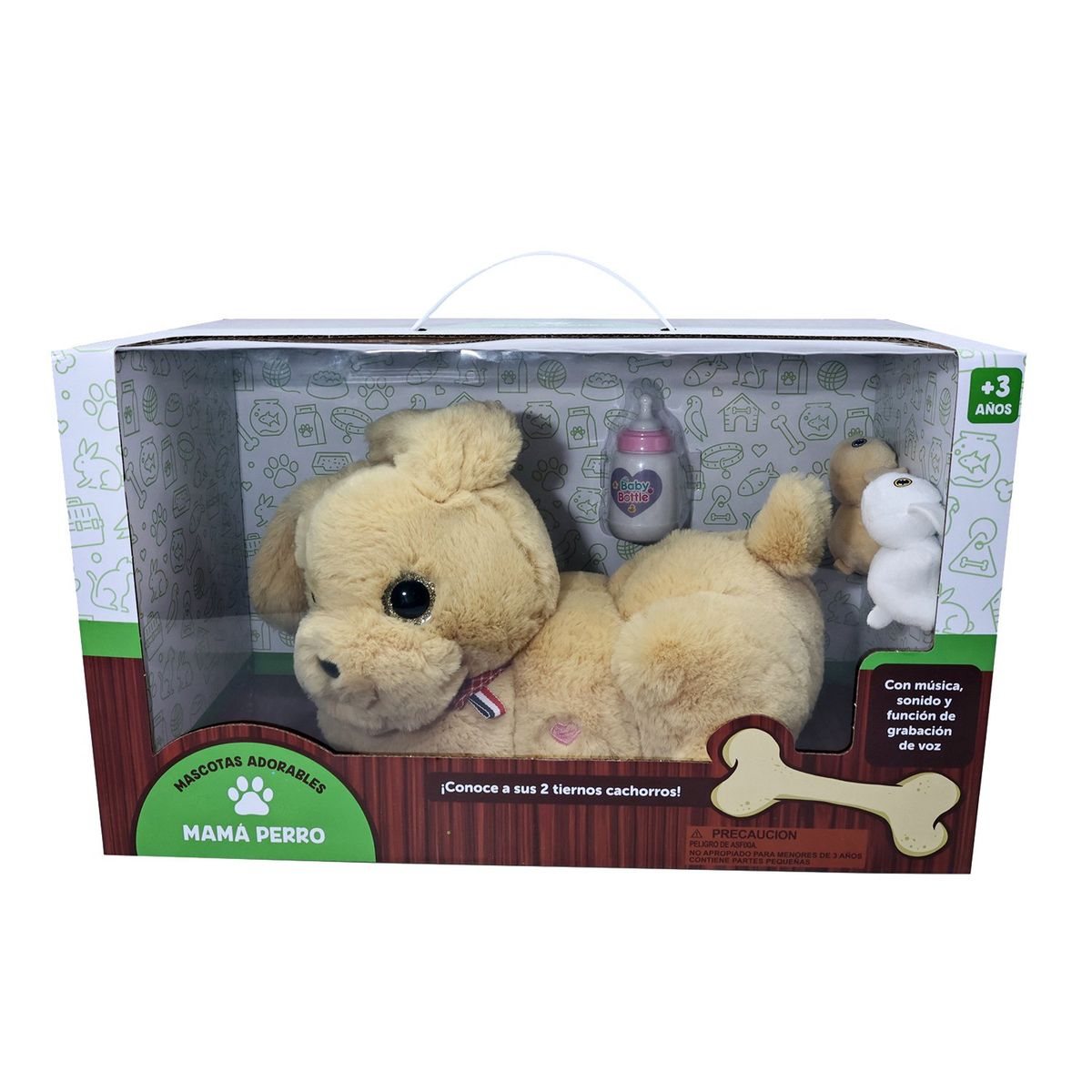 KIDS N PLAY - Juguete Mamá Perro con Bebés Kids N Play