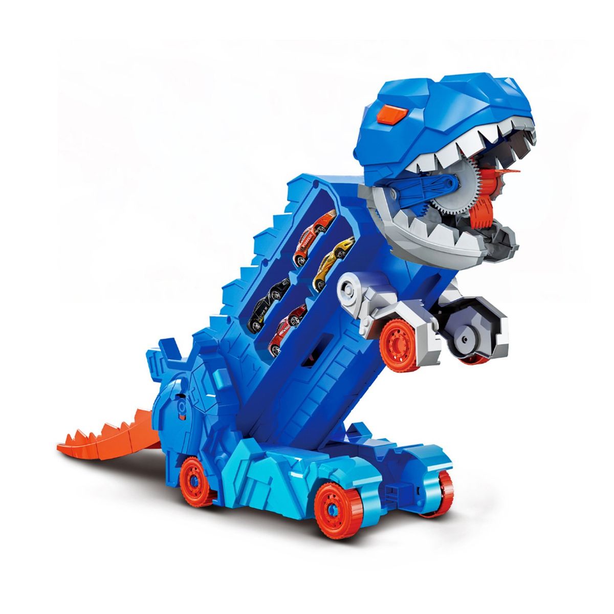 KIDS N PLAY - Juguete Transportador Dinosaurio Con Autos Kids N Play