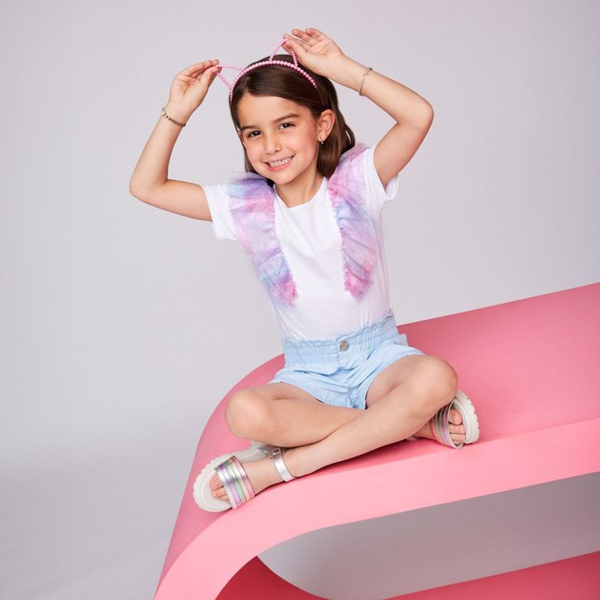 YAMP - Polo Niña Manga Corta Algodón Yamp