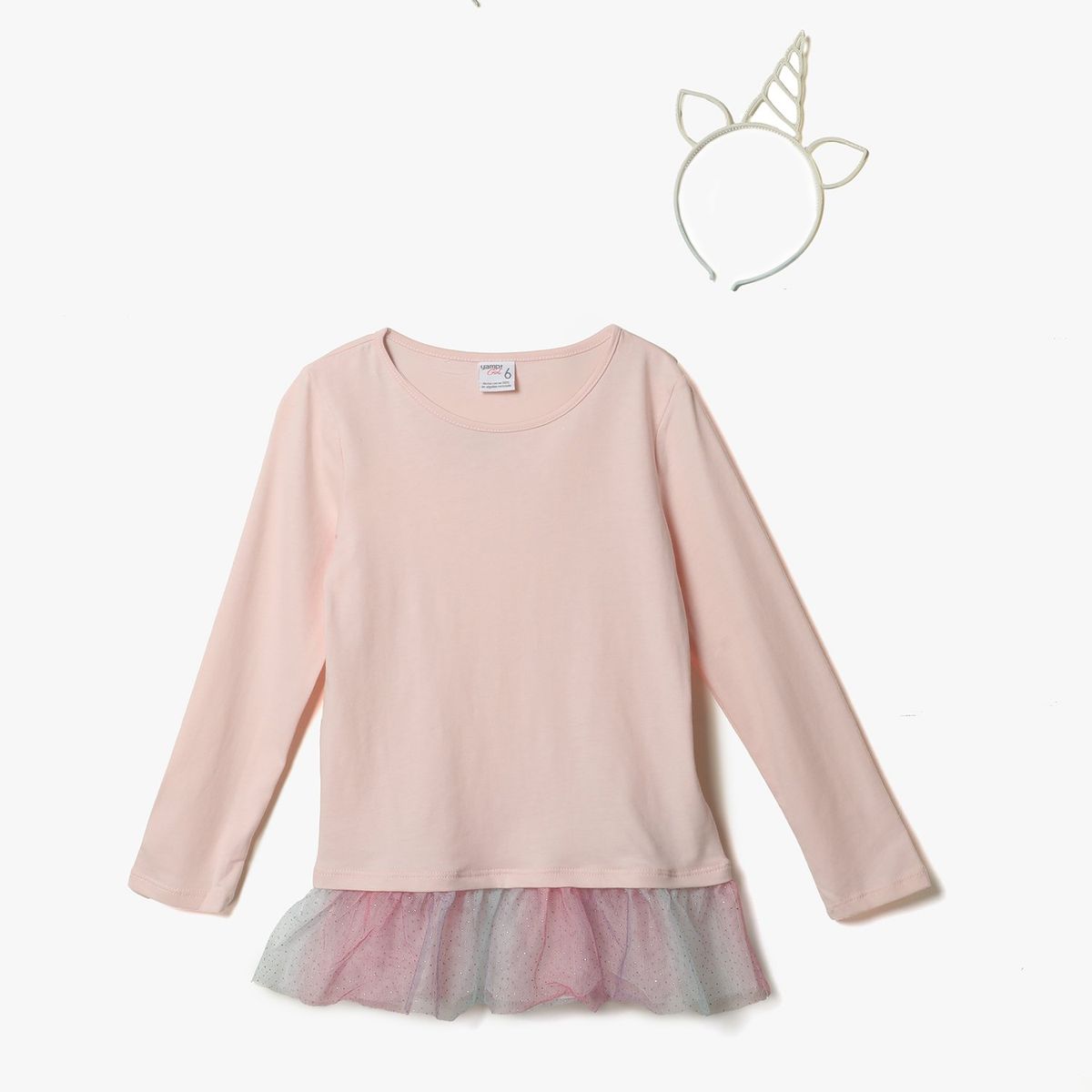 YAMP - Polo Niña Manga Larga Algodón Yamp