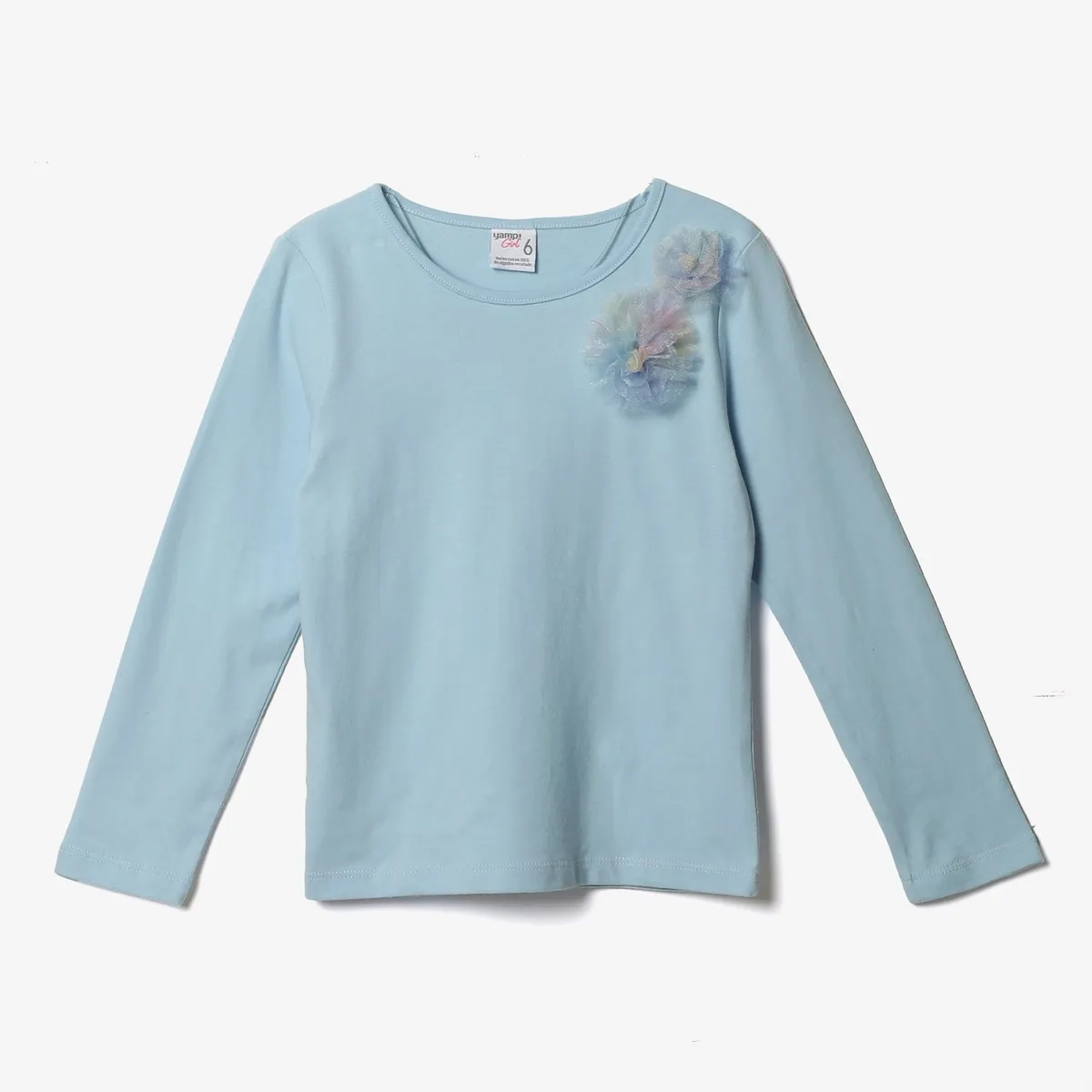 YAMP - Polo Niña Manga Larga Algodón Yamp