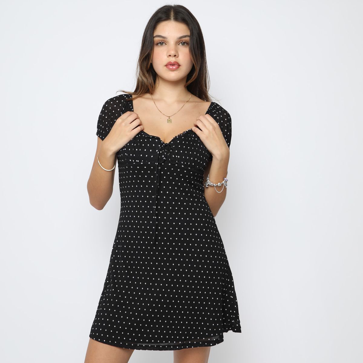 SYBILLA - Vestido Sybilla Midi Manga Corta