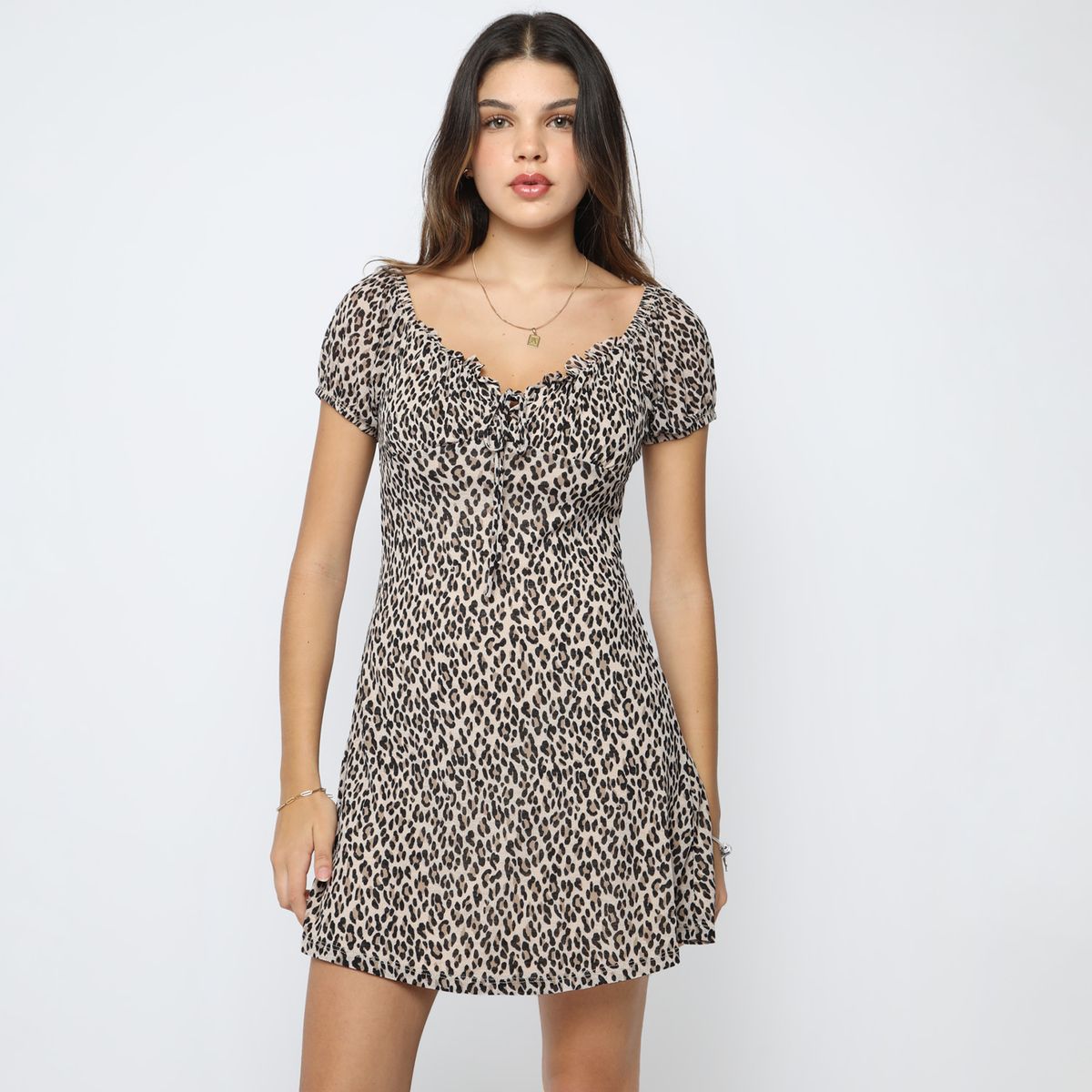 SYBILLA - Vestido Sybilla Midi Manga Corta