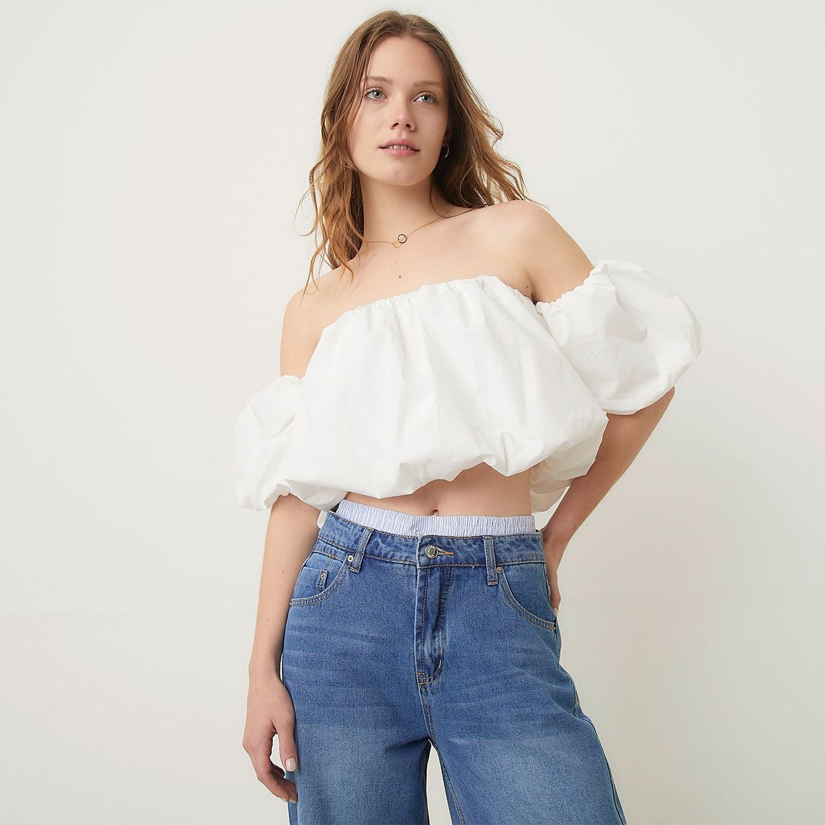 SYBILLA - Blusa Manga Corta 100% Algodón Mujer Sybilla