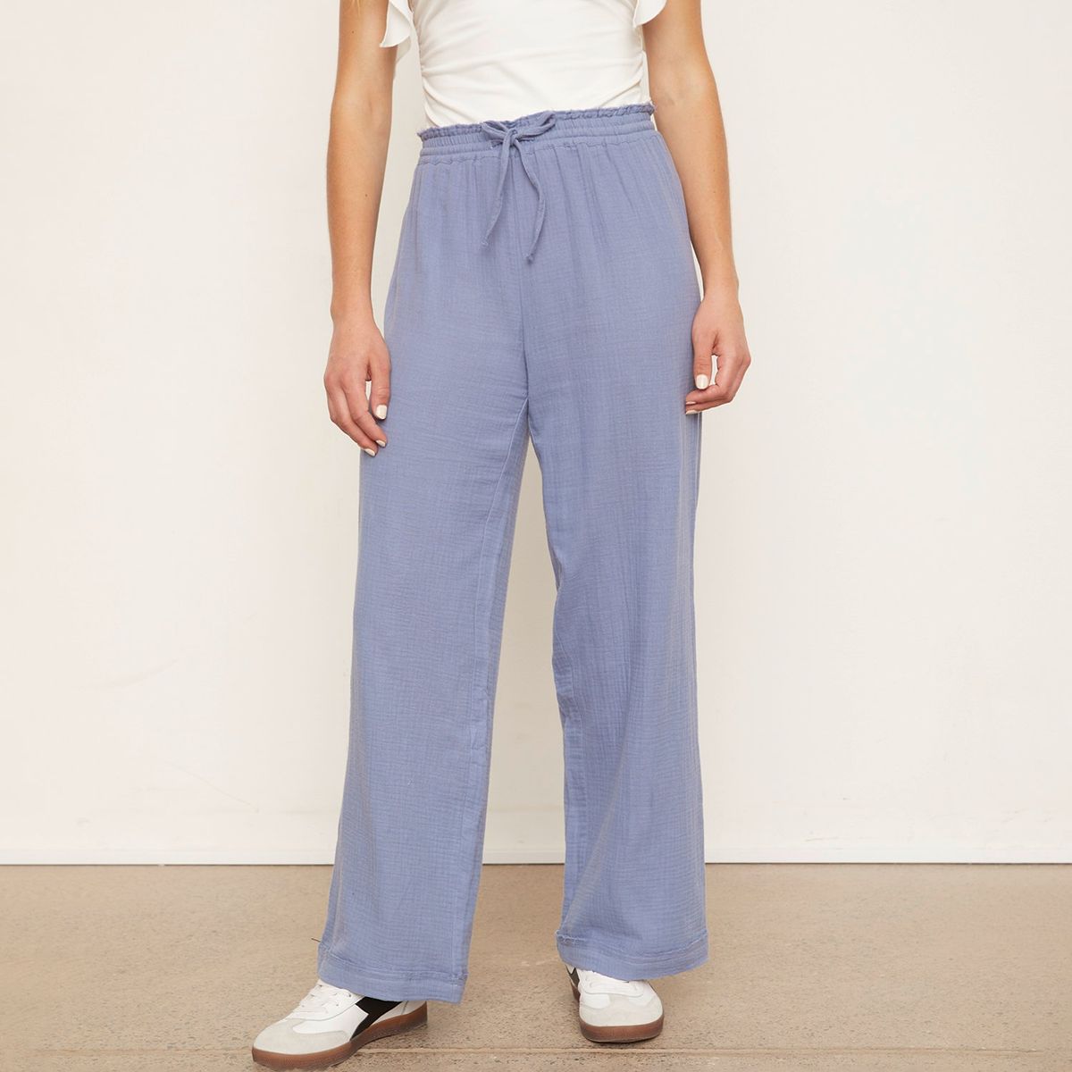 SYBILLA - Pantalón 100% Algodón Mujer Sybilla