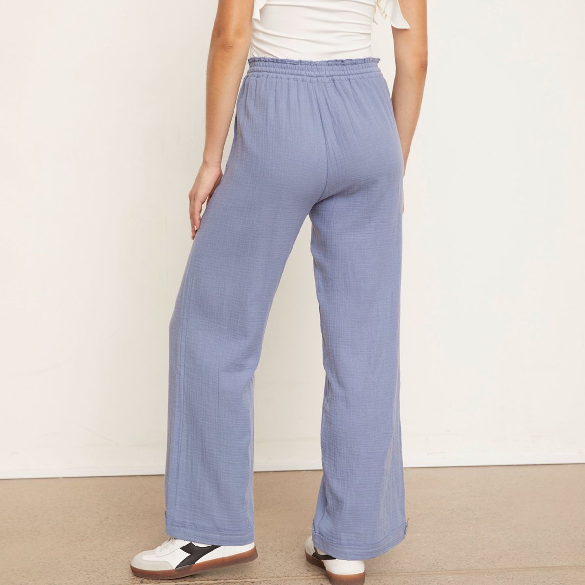 SYBILLA - Pantalón 100% Algodón Mujer Sybilla