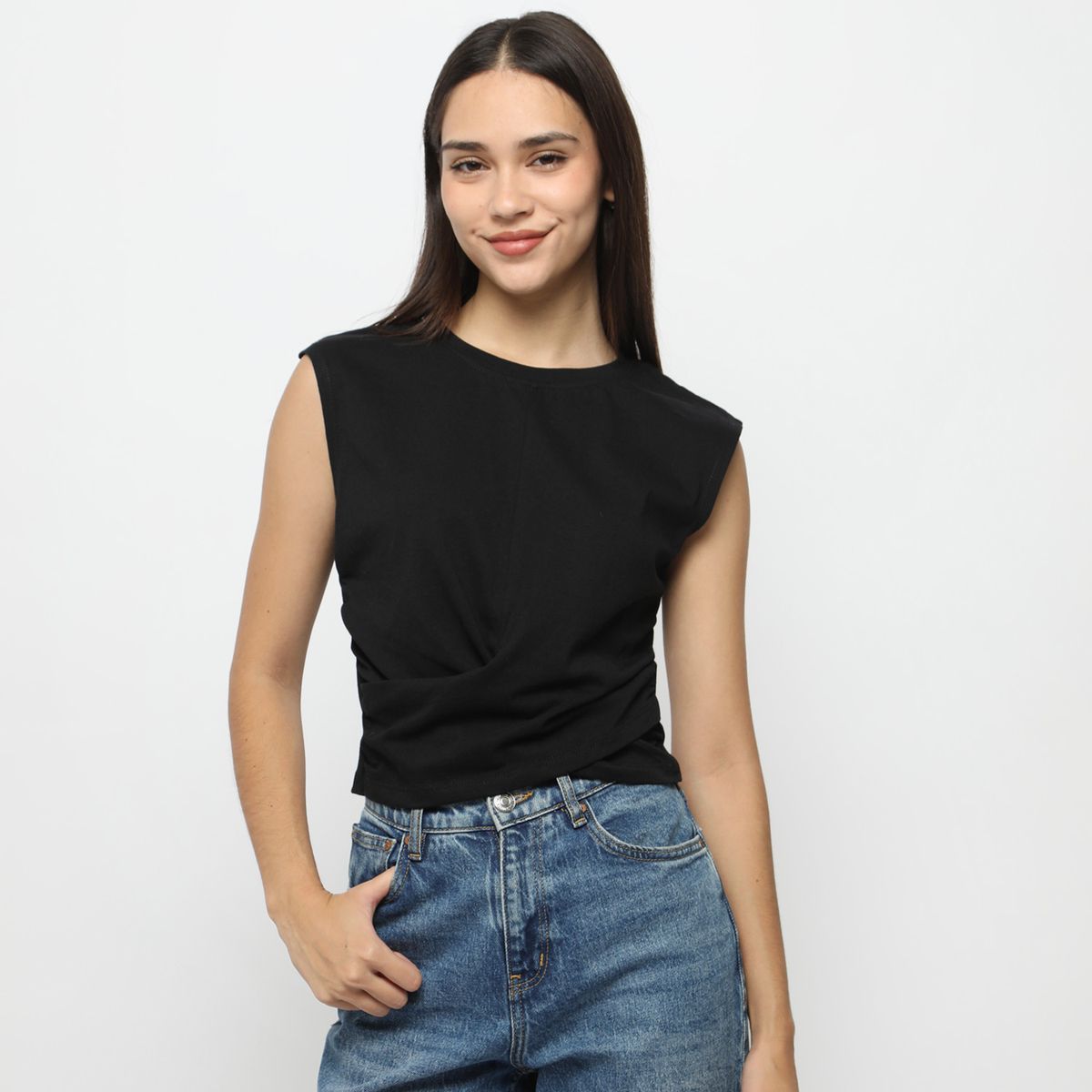 SYBILLA - Polo Manga Corta 100% Algodón Mujer Sybilla