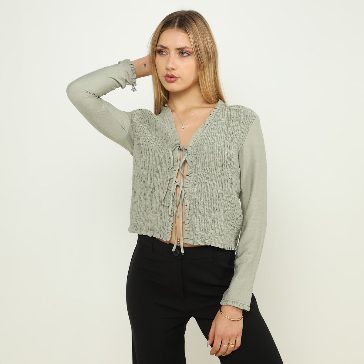 SYBILLA - Blusa Manga Larga Mujer Sybilla