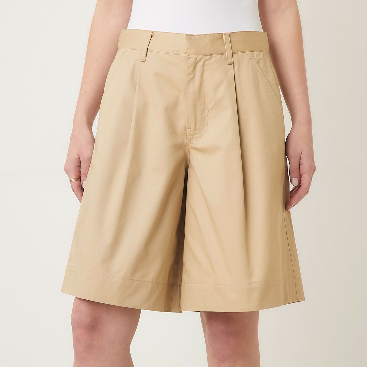 SYBILLA - Bermuda 100% Algodón Mujer Sybilla