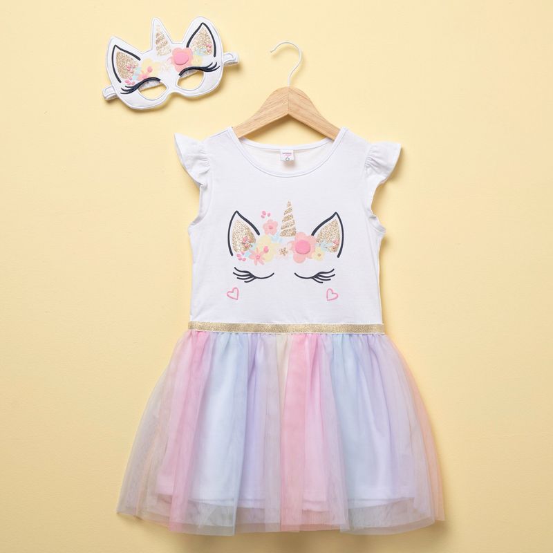 YAMP - Vestido Mas Accesorio Niña Algodón Yamp