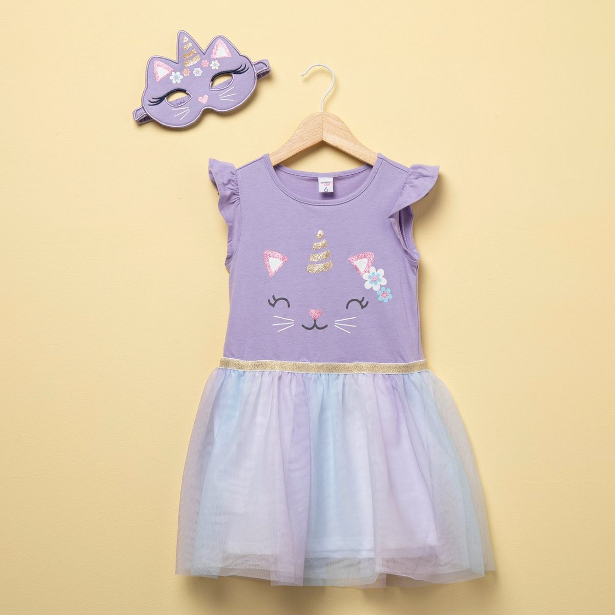 YAMP - Vestido Mas Accesorio Niña Algodón Yamp