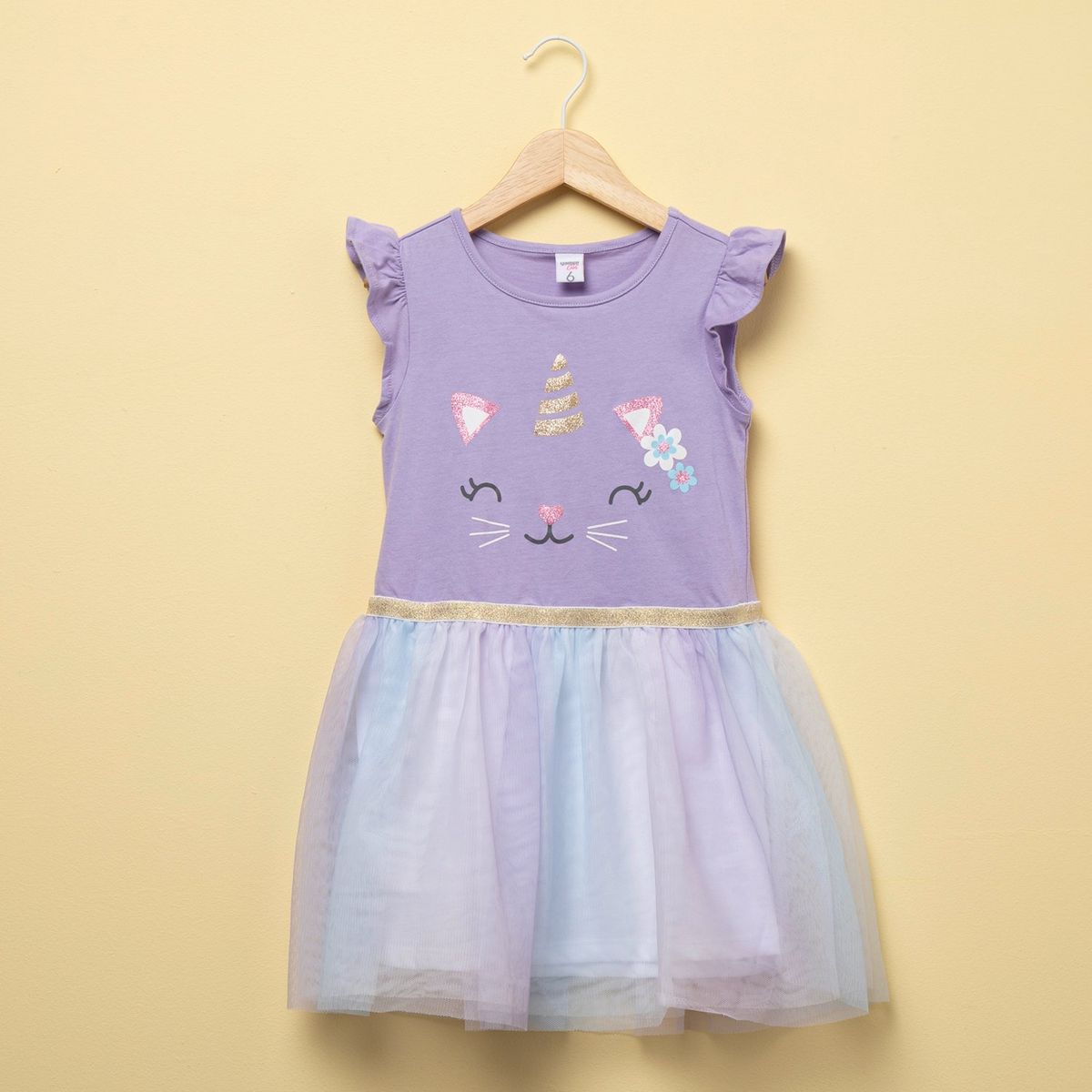 YAMP - Vestido Mas Accesorio Niña Algodón Yamp