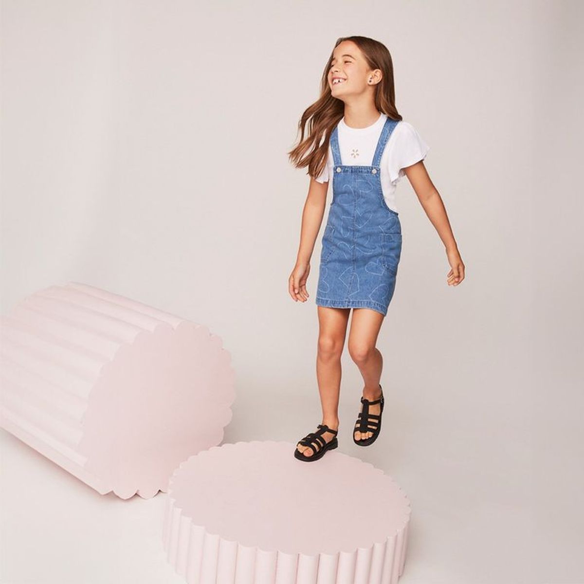 YAMP - Overol Yamp Con Tirantes Ajustables Para Niña