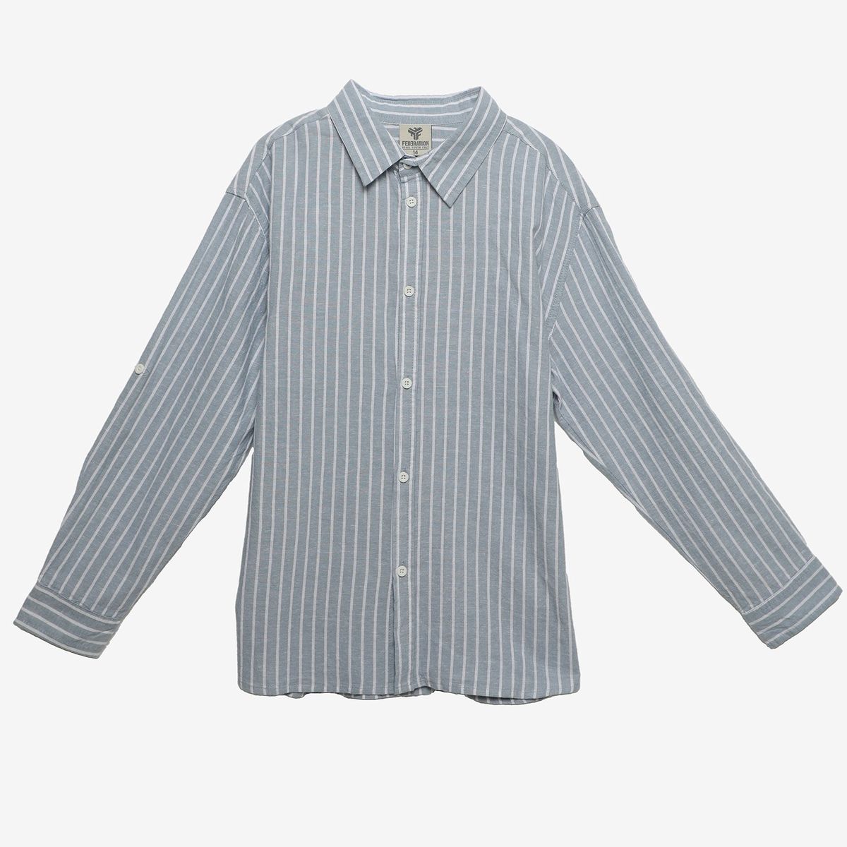 FEDERATION - Camisa Niño Manga Larga Algodón Federation