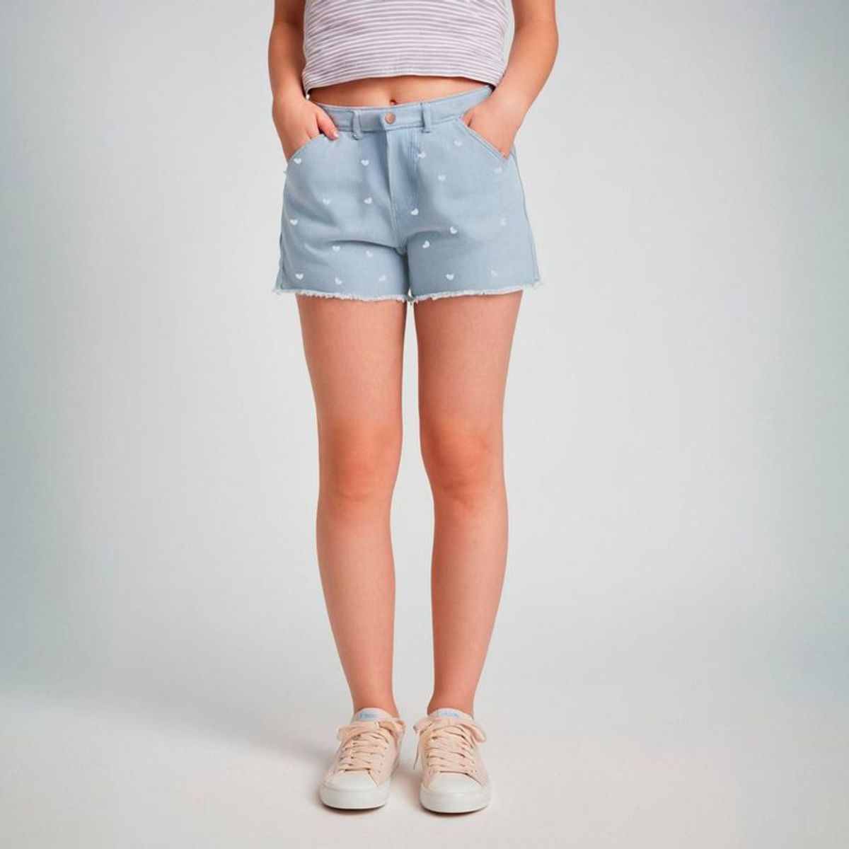 ELEVEN - Short Eleven Algodón Con Bordado