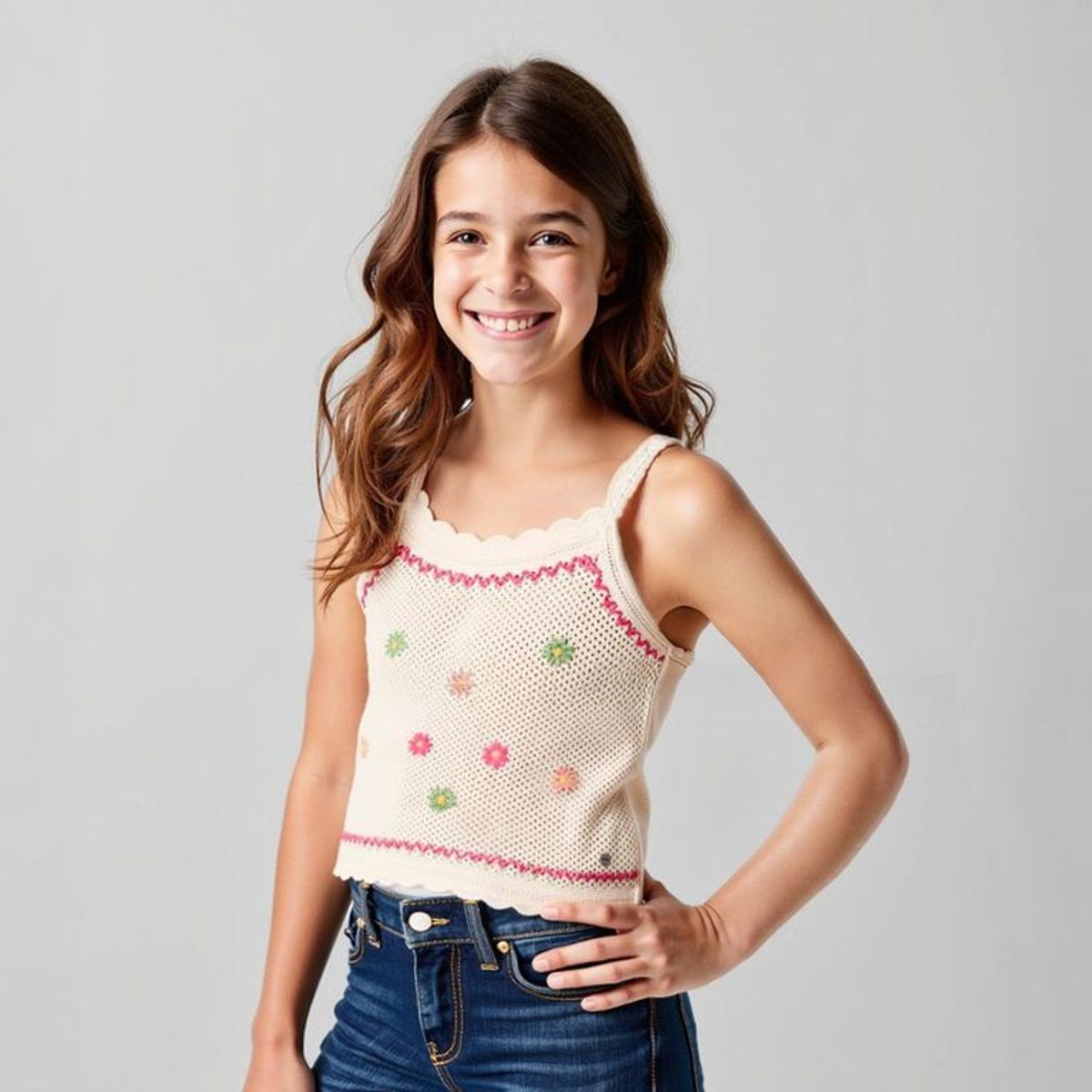 DOO AUSTRALIA - Blusa Niña Sin Mangas Algodón Doo Australia