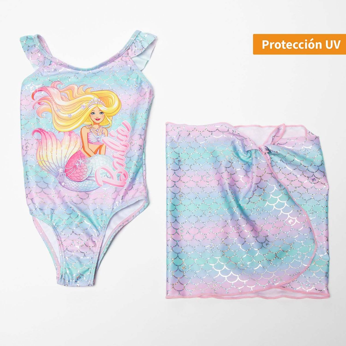 BARBIE - Traje De Baño UV 2 Piezas Niña Barbie