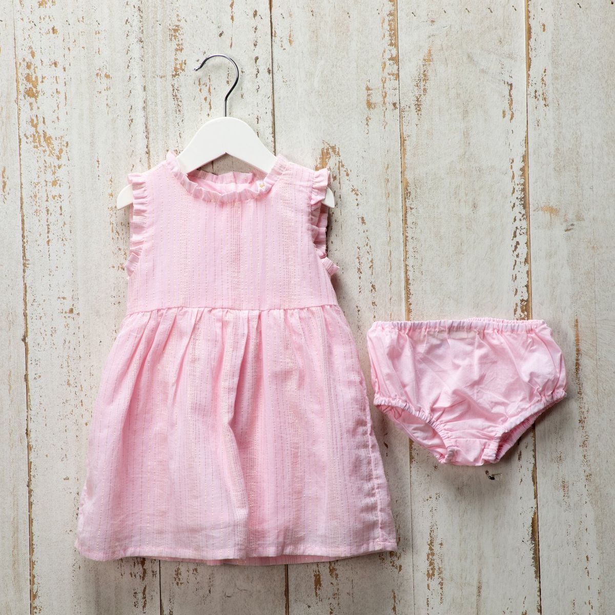 YAMP - Vestido Fiesta Bebé Niña Algodón Yamp