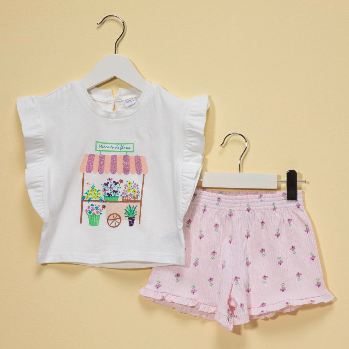 YAMP - Conjunto Bebé Niña Algodón Yamp