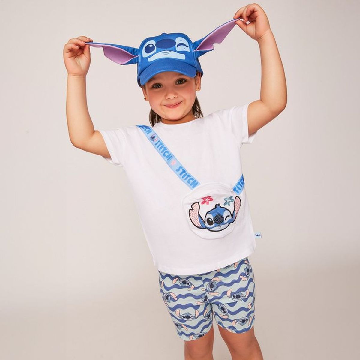 DISNEY - Polo Niña Manga Corta Algodón Lilo Y Stitch