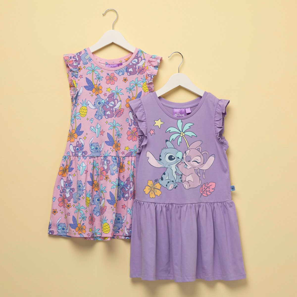 DISNEY - Vestido Niña X2 Algodón Lilo Y Stitch