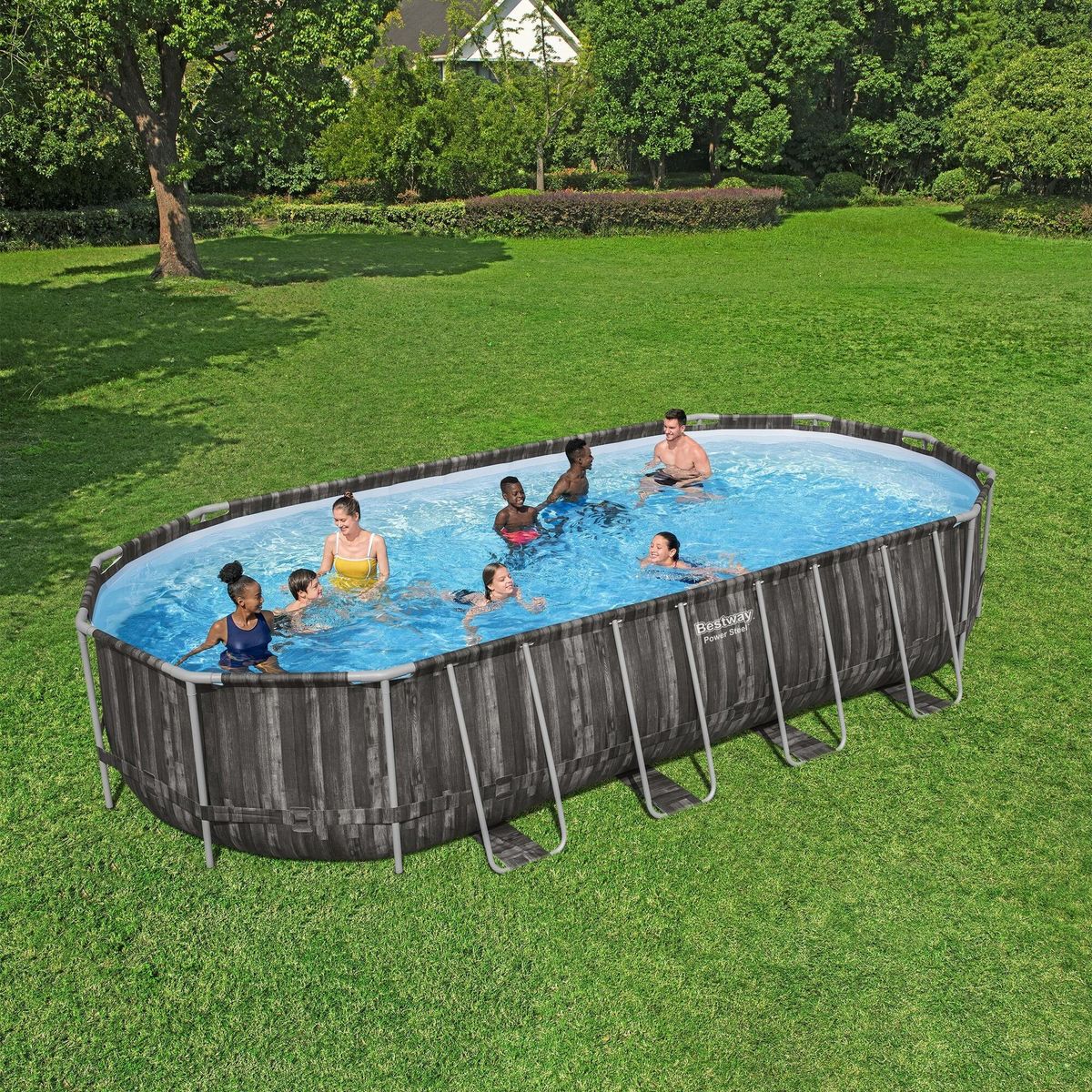 BESTWAY - Piscina Power Steel 732X366X132Cm Bestway